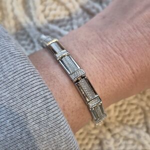 ❤️‍🔥 Magnetic Two Toned Clasp Bracelet